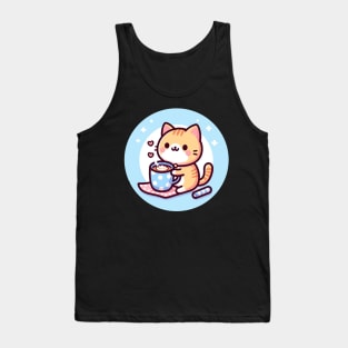 Coffee Cat Tank Top